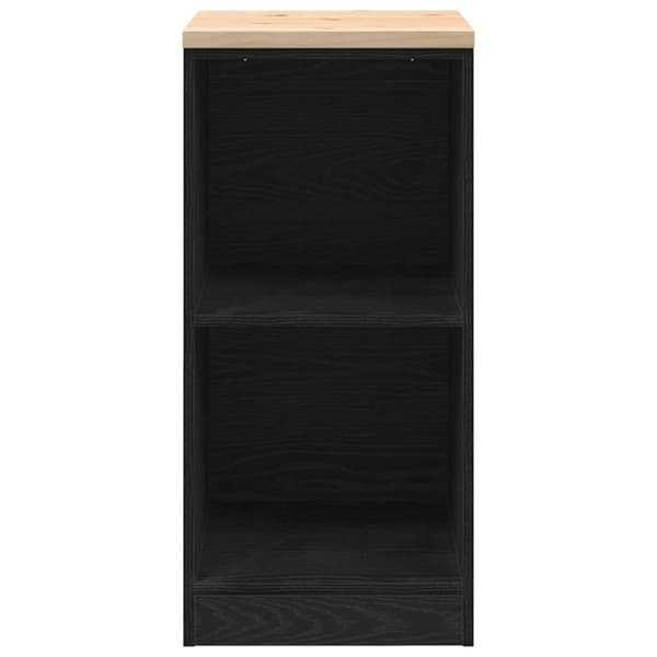 vidaXL Garasje Oppbevaringsskap Sort 40x51x85 cm Heltre Furu