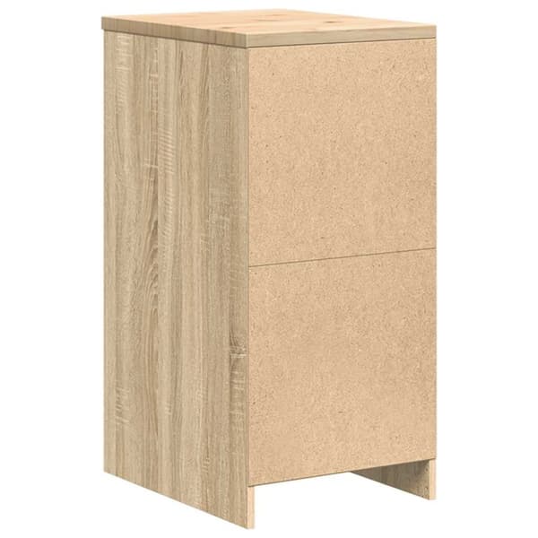 vidaXL Garasje Oppbevaringsskap Sonoma eik 40x51x85 cm Heltre Furu