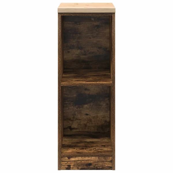 vidaXL Garasje Oppbevaringsskap Røkt eik 30x51x85 cm Heltre Furu