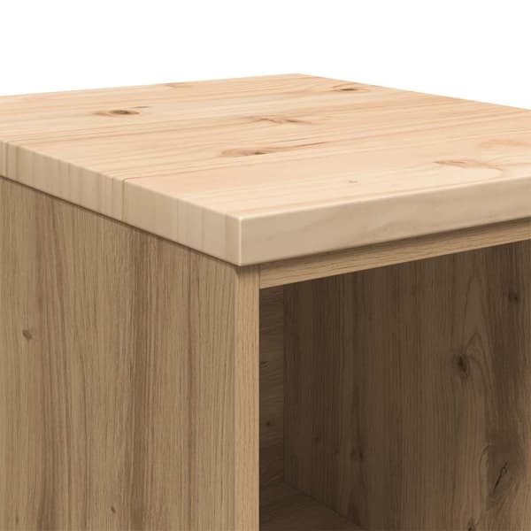 vidaXL Garasje Oppbevaringsskap Håndverker eik 40x51x85 cm Heltre Furu