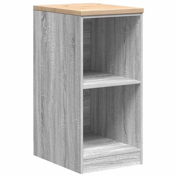 vidaXL Garasje Oppbevaringsskap Grå Sonoma 40x51x85 cm Heltre Furu