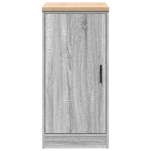 vidaXL Autotallin säilytyskaappi harmaa sonoma 40x51x85 cm täysi mänty