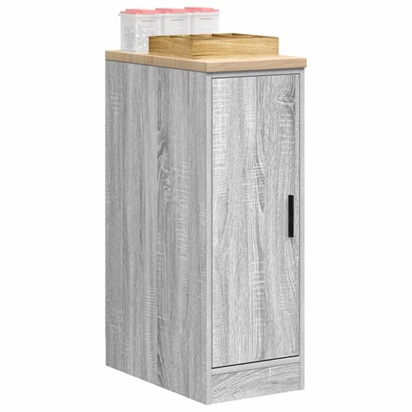 vidaXL Garasje Oppbevaringsskap Grå Sonoma 30x51x85 cm Heltre Furu