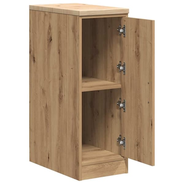 vidaXL Förvaringsskåp garage hantverksmässig ek 30x51x85 cm
