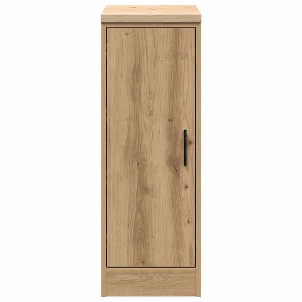 vidaXL Förvaringsskåp garage hantverksmässig ek 30x51x85 cm