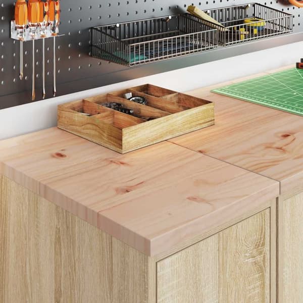 vidaXL Garageskåp Sonoma ek 30x51x85 cm massiv trä furu