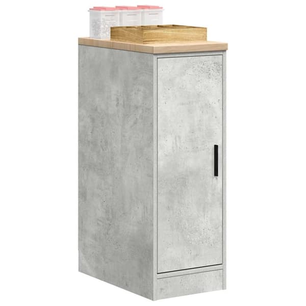 vidaXL Autotallin säilytyskaappi betoni harmaa 30x51x85 cm täysi mänty