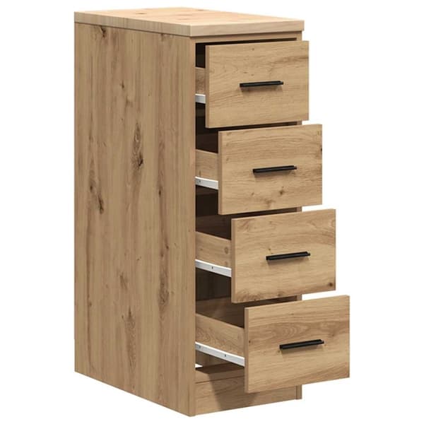 vidaXL Garasje Oppbevaringsskap Artisan Oak 30x51x85 cm Heltre Furu