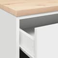 Pikkukuva 10 / 11: vidaXL Autotallin säilytyskaappi valkoinen 60x51x85 cm täysi mänty