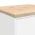 Pikkukuva 11 / 11: vidaXL Autotallin säilytyskaappi valkoinen 60x51x85 cm täysi mänty