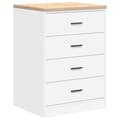 Pikkukuva 1 / 11: vidaXL Autotallin säilytyskaappi valkoinen 60x51x85 cm täysi mänty