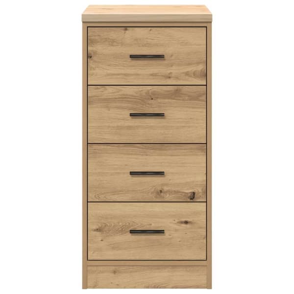 vidaXL Garageopbevaringsskab Håndværks eg 40x51x85 cm