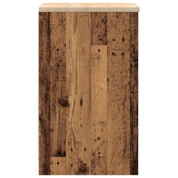 vidaXL Garasje Oppbevaringsskap Gammelt Tre 40x51x85 cm Heltre Furu
