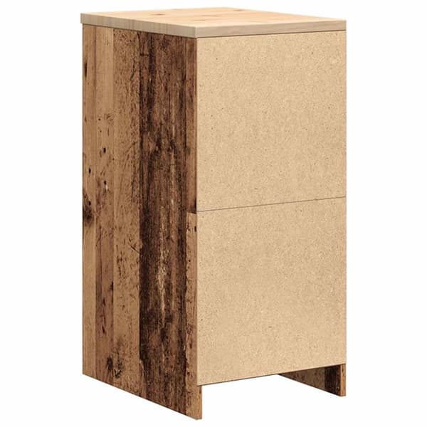 vidaXL Garasje Oppbevaringsskap Gammelt Tre 40x51x85 cm Heltre Furu
