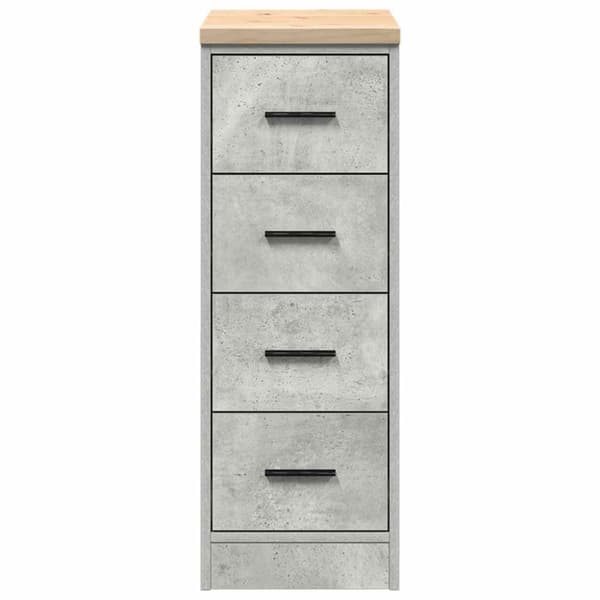 vidaXL Garasje Oppbevaringsskap Sonoma eik 30x51x85 cm Heltre Furu
