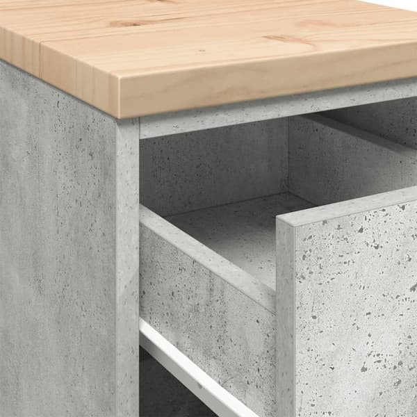 vidaXL Garasje Oppbevaringsskap Sonoma eik 30x51x85 cm Heltre Furu