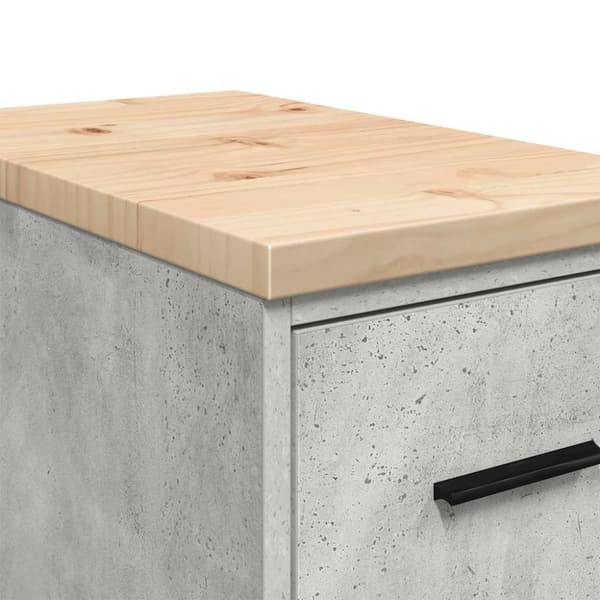 vidaXL Garasje Oppbevaringsskap Sonoma eik 30x51x85 cm Heltre Furu