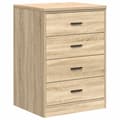 Miniatyrbilde 3 av 11: vidaXL Garasje Oppbevaringsskap Sonoma eik 60x51x85 cm Heltre Furu