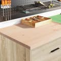 Miniatyrbilde 5 av 11: vidaXL Garasje Oppbevaringsskap Sonoma eik 60x51x85 cm Heltre Furu