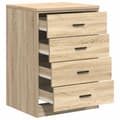 Miniatyrbilde 6 av 11: vidaXL Garasje Oppbevaringsskap Sonoma eik 60x51x85 cm Heltre Furu