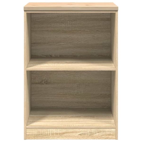 vidaXL Garageopbevaringsskab Sonoma eg 60x51x85cm Massivt træ Fyrretræ