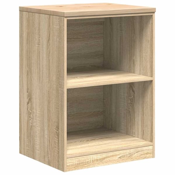 vidaXL Garageopbevaringsskab Sonoma eg 60x51x85cm Massivt træ Fyrretræ