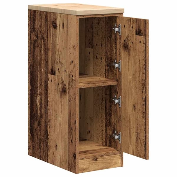 vidaXL Garasje Oppbevaringsskap Gammelt Tre 30x51x85 cm Heltre Furu