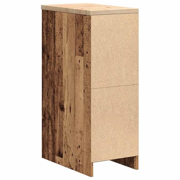 vidaXL Garasje Oppbevaringsskap Gammelt Tre 30x51x85 cm Heltre Furu