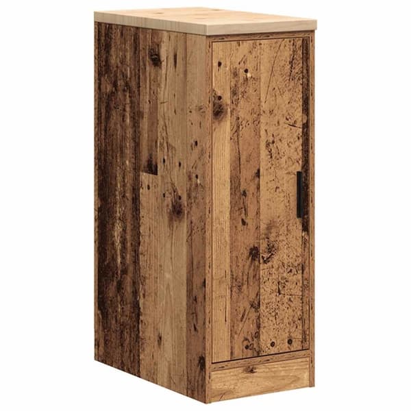vidaXL Garasje Oppbevaringsskap Gammelt Tre 30x51x85 cm Heltre Furu