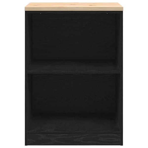vidaXL Garasje Oppbevaringsskap Sort 60x51x85 cm Heltre Furu