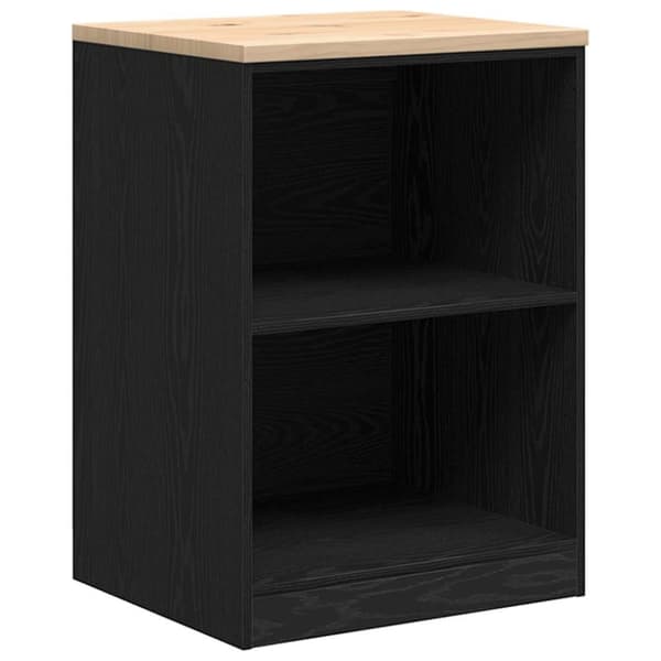 vidaXL Garasje Oppbevaringsskap Sort 60x51x85 cm Heltre Furu