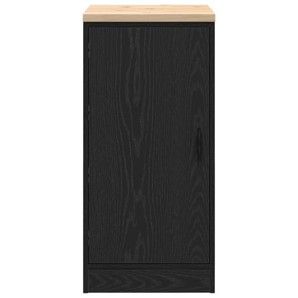 vidaXL Garasje Oppbevaringsskap Sort 40x51x85 cm Heltre Furu