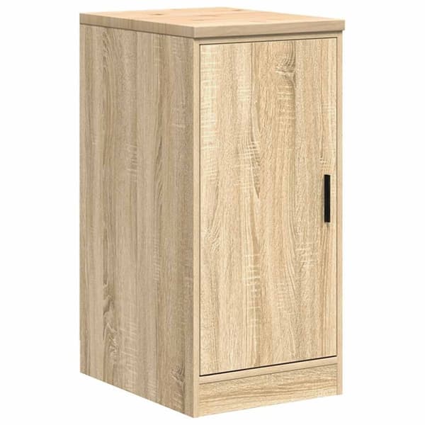 vidaXL Garageopbevaringsskab Sonoma eg 40x51x85cm Massivt træ Fyrretræ