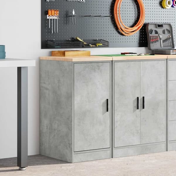 vidaXL Garasje Oppbevaringsskap Sonoma eik 40x51x85 cm Heltre Furu