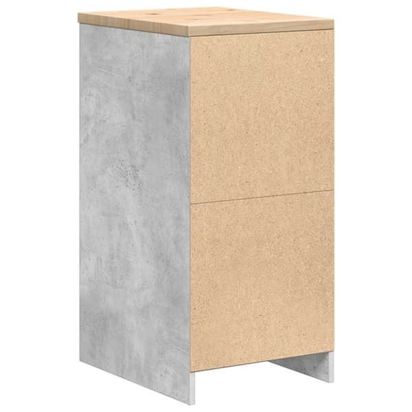 vidaXL Garasje Oppbevaringsskap Sonoma eik 40x51x85 cm Heltre Furu