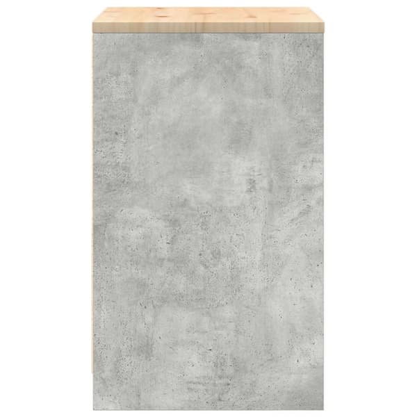 vidaXL Garasje Oppbevaringsskap Sonoma eik 60x51x85 cm Heltre Furu
