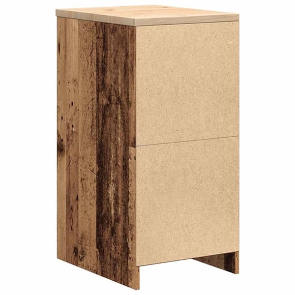 vidaXL Garageopbevaringsskab gammelt træ 40x51x85 cm