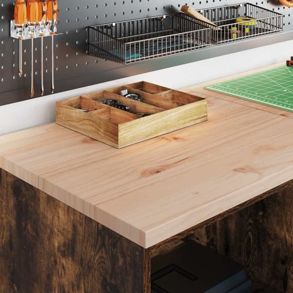 vidaXL Garageskåp Sonoma ek 60x51x85 cm massiv trä furu