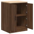 Miniatyrbilde 6 av 11: vidaXL Garasje Oppbevaringsskap Brun Eik 60x51x85 cm Heltre Furu