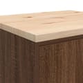 Miniatyrbilde 11 av 11: vidaXL Garasje Oppbevaringsskap Brun Eik 60x51x85 cm Heltre Furu