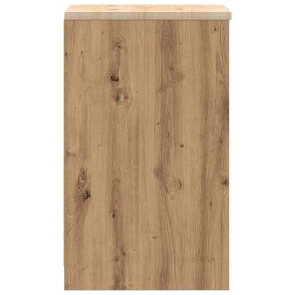 vidaXL Garasje Oppbevaringsskap Håndverker eik 40x51x85 cm Heltre Furu