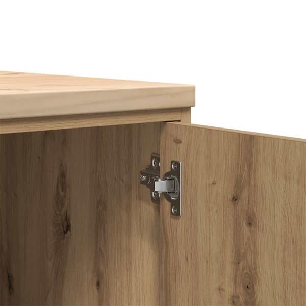 vidaXL Garasje Oppbevaringsskap Håndverker eik 40x51x85 cm Heltre Furu