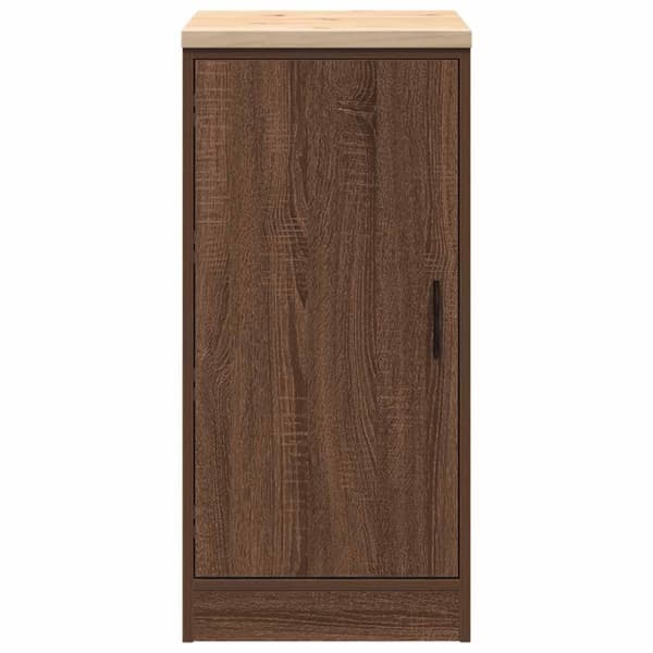vidaXL Garasje Oppbevaringsskap Brun Eik 40x51x85 cm Heltre Furu
