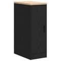 Miniatyrbilde 3 av 11: vidaXL Garasje Oppbevaringsskap Sort 30x51x85 cm Heltre Furu