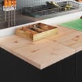 Miniatyrbilde 5 av 11: vidaXL Garasje Oppbevaringsskap Sort 30x51x85 cm Heltre Furu