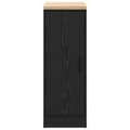 Miniatyrbilde 7 av 11: vidaXL Garasje Oppbevaringsskap Sort 30x51x85 cm Heltre Furu