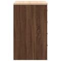 Miniatyrbilde 8 av 11: vidaXL Garasje Oppbevaringsskap Brun Eik 60x51x85 cm Heltre Furu
