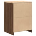 Miniatyrbilde 9 av 11: vidaXL Garasje Oppbevaringsskap Brun Eik 60x51x85 cm Heltre Furu