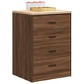 Miniatyrbilde 2 av 11: vidaXL Garasje Oppbevaringsskap Brun Eik 60x51x85 cm Heltre Furu