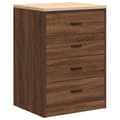 Miniatyrbilde 1 av 11: vidaXL Garasje Oppbevaringsskap Brun Eik 60x51x85 cm Heltre Furu